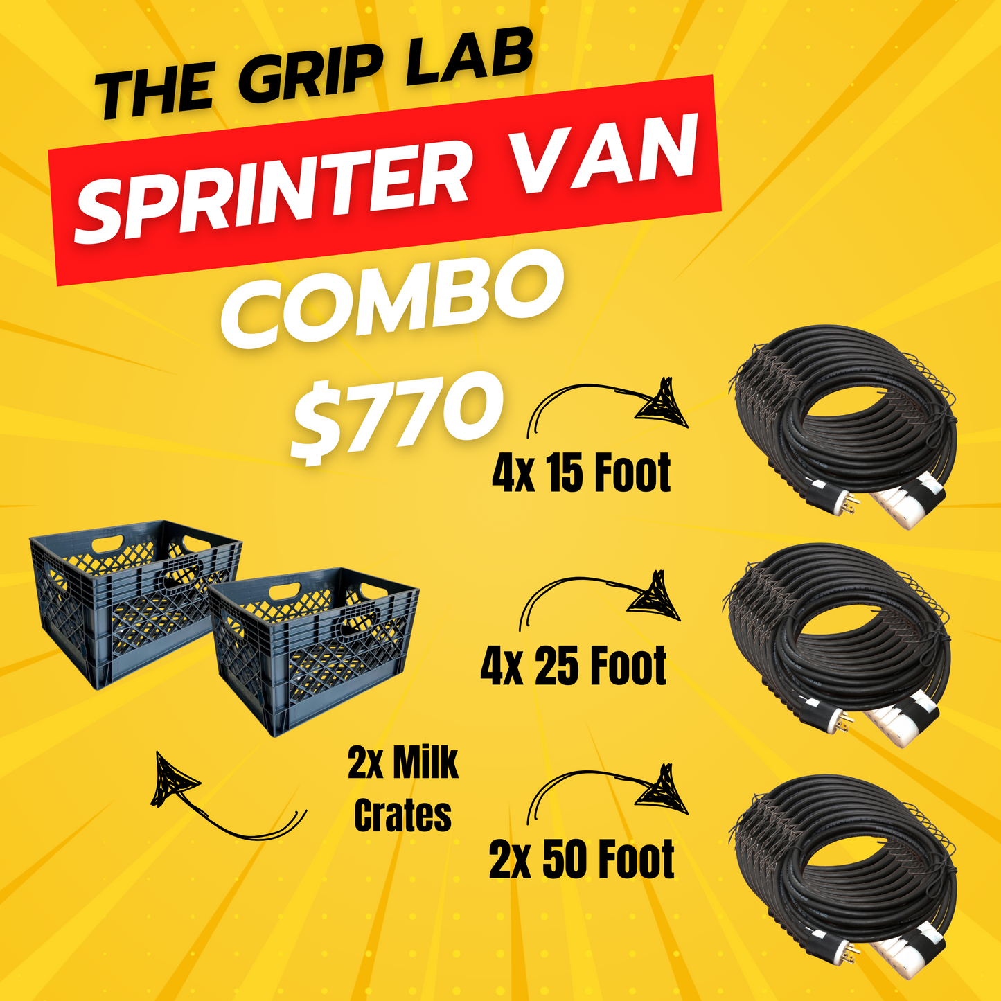 Grip Lab Stinger Pack: Sprinter Van